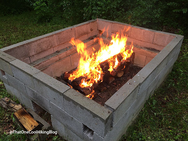 Pig Roast--Fire Started and Ready to Go