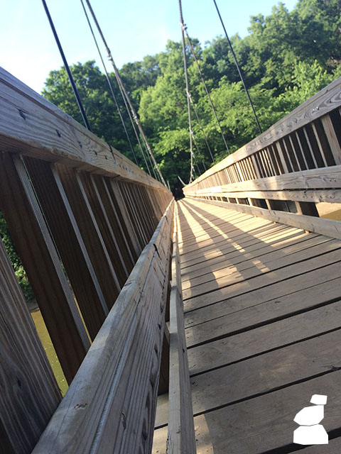 Turkey Run State Park, Suspension Bridge