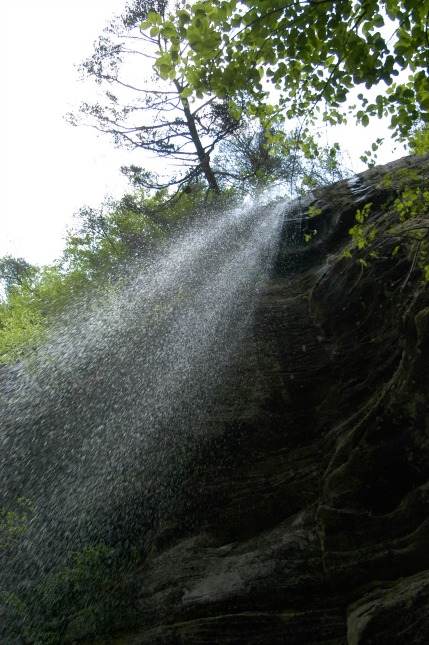 Refreshing waterfall