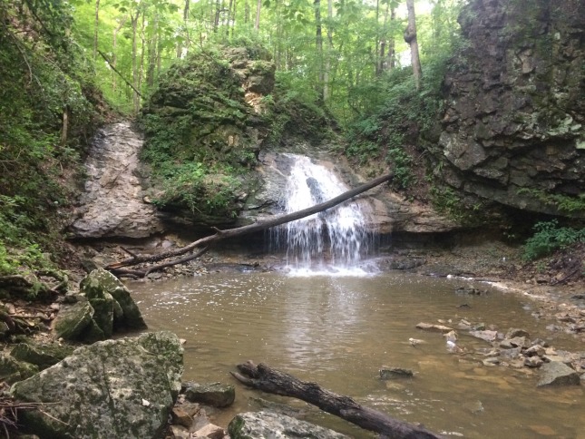 Waterfall 3 on the Three Falls Trail