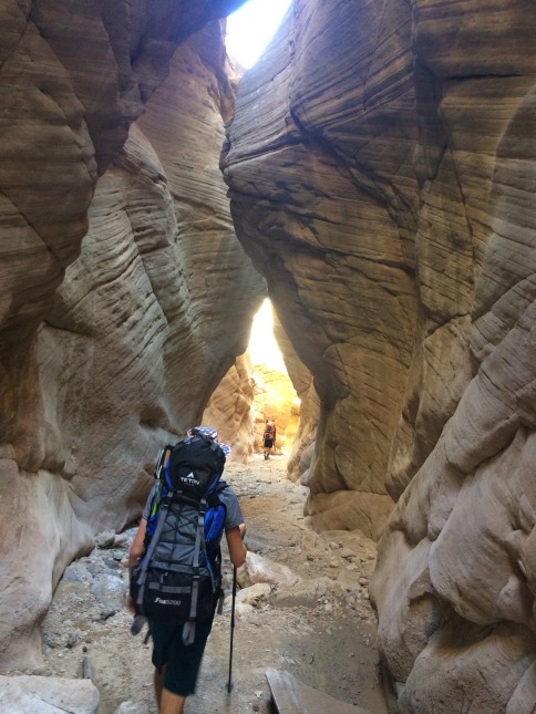 Gavin Hiking in Bull Valley Gorge