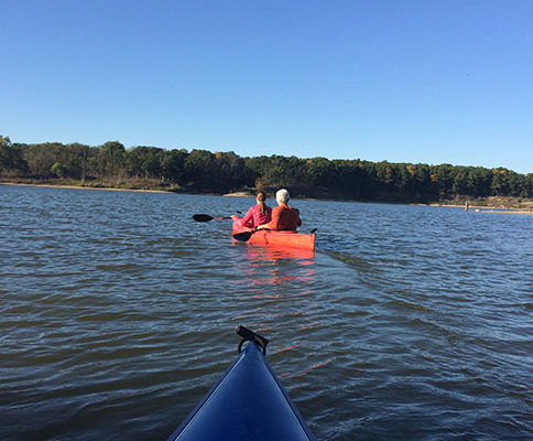 Kayaking on the Salamonie