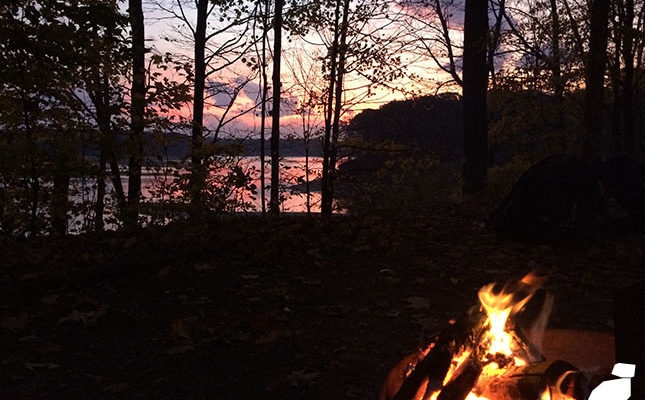 Sunrise on Salamonie Reservoir