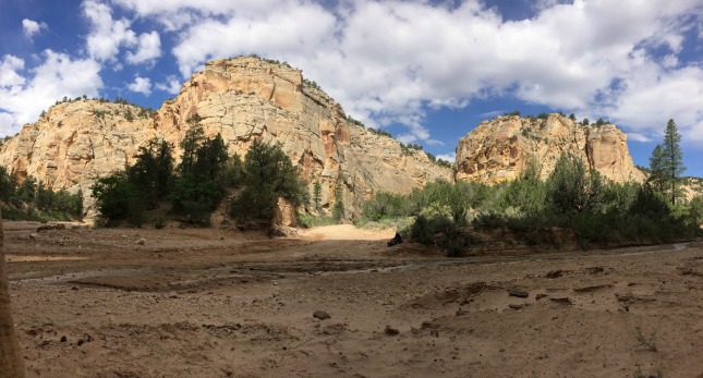 Panorama of Bull Valley Gorge